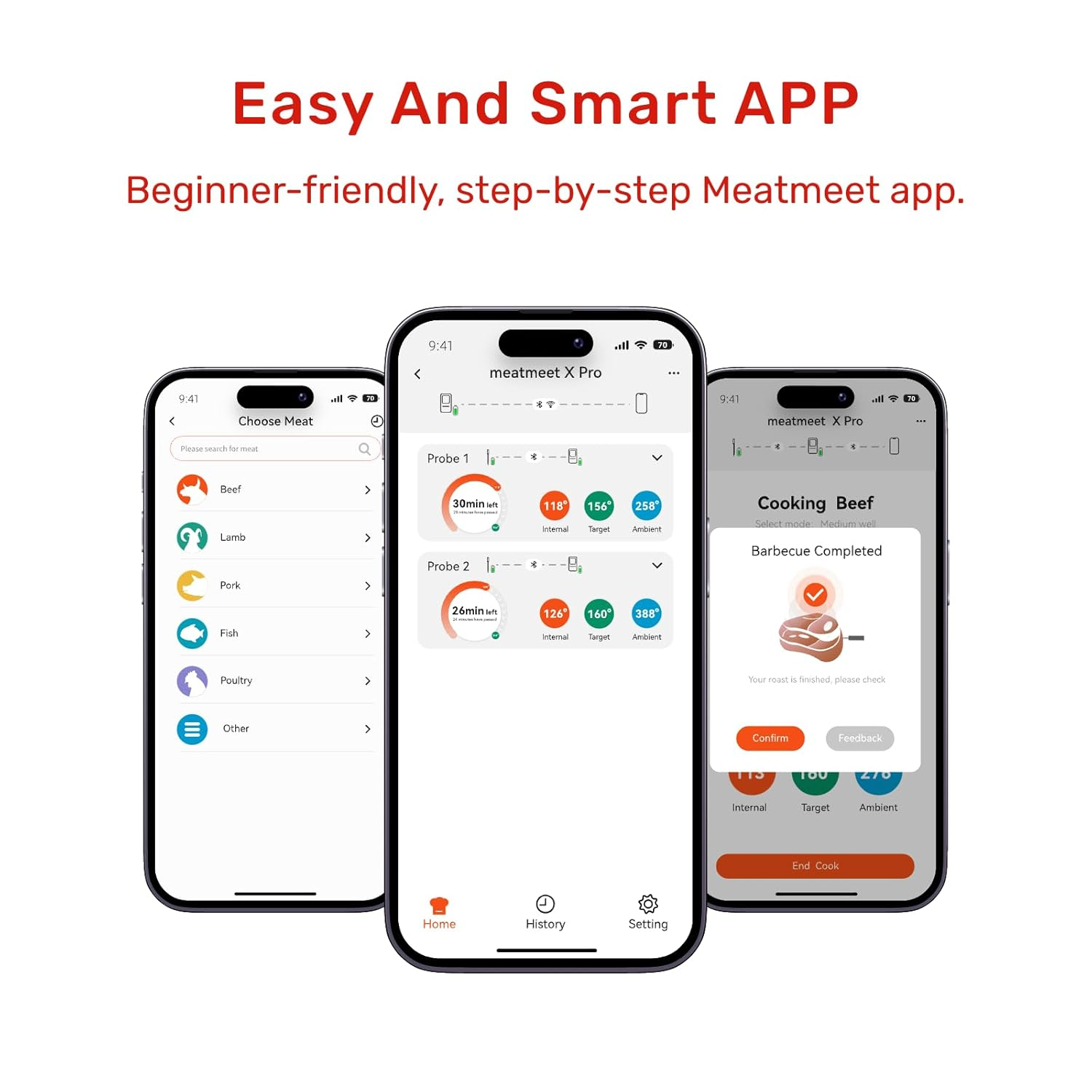 Smart Bluetooth Meat Thermometer with Dual Temperature Probes - Image 8