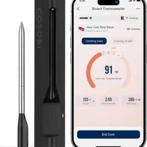 Wireless Bluetooth Meat Thermometer for BBQ and Kitchen