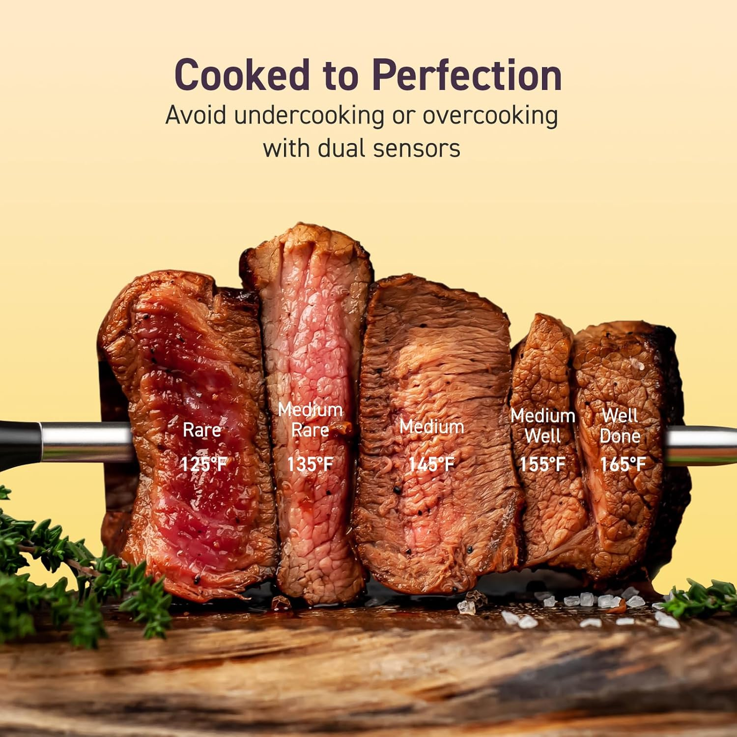 Wireless Bluetooth Meat Thermometer for BBQ and Kitchen - Image 3