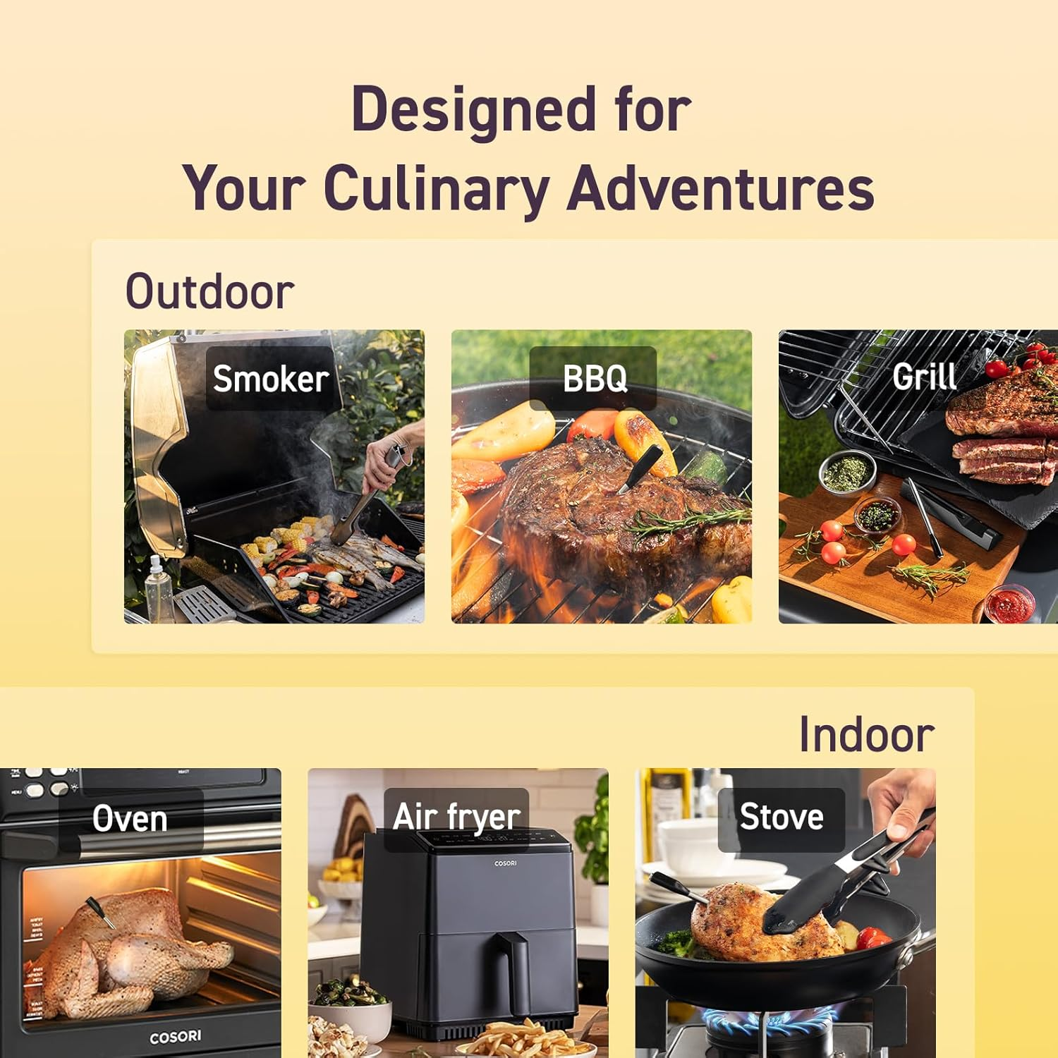 Wireless Bluetooth Meat Thermometer for BBQ and Kitchen - Image 5