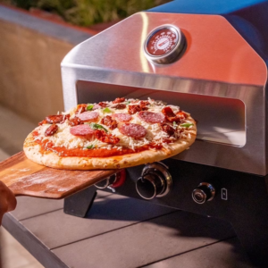 Portable 12-Inch Propane Pizza Oven with Rotating Stone
